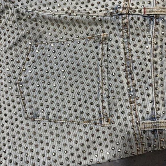 Alice and Olivia Trish Embellished Jeans - Picture 6 of 10